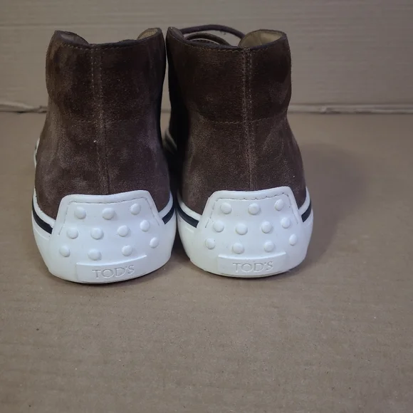 Tod's Suede Brown Desert Boot Sneaker Casual Men Sz 12 - Picture 14 of 16